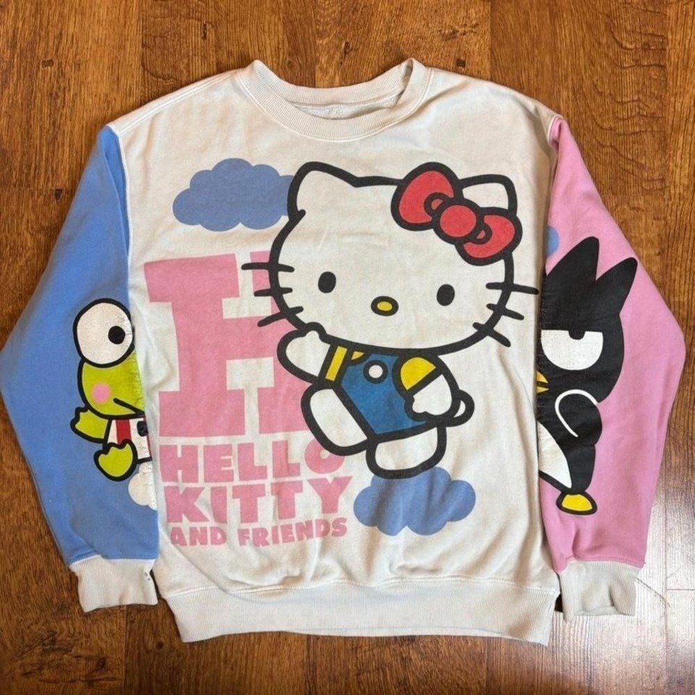 faded Hello Kitty and Friends sweatshirt